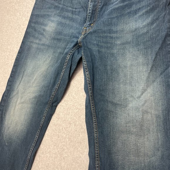 Levis Jeans Mens 40x30 Blue 559 Relaxed Straight Cotton Blend Denim (Meas 40x29) - Picture 2 of 10